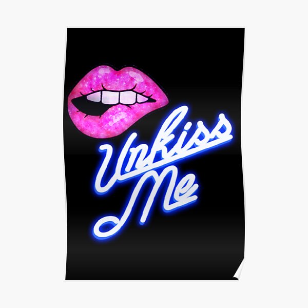 " kissing to be clever" Poster by Artbyshikha Redbubble