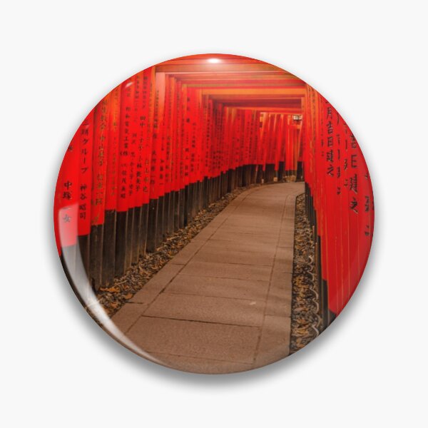 Item preview, Torii Gates at Fushimi Inari Taisha (伏見稲荷大社の鳥居) designed and sold by ThomMorris.