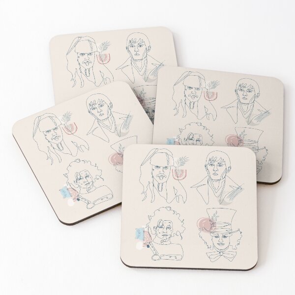 Item preview, Johnny Depp movies - Line Art designed and sold by ade-datt.