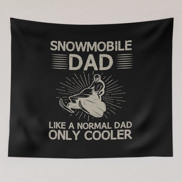 Item preview, Snowmobile Dad Like a Normal Dad Only Cooler Snowmobiling Gift Idea / Gift for Dad / Father's Day Gifts Vintage Design designed and sold by Chamssou.