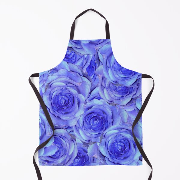 Item preview, Opulent rose design in blue designed and sold by MarionsArt.