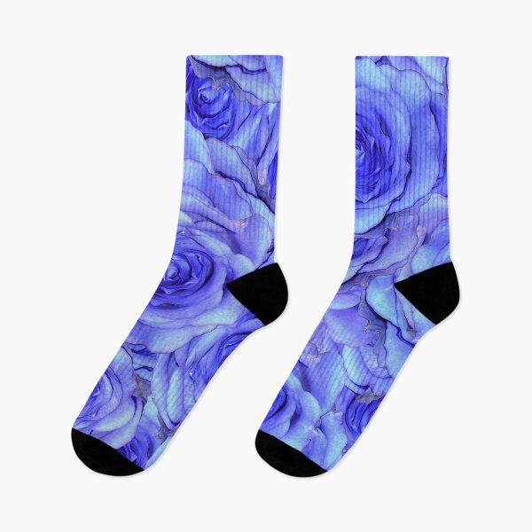 Item preview, Opulent rose design in blue                        designed and sold by MarionsArt.