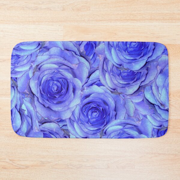 Item preview, Opulent rose design in blue                        designed and sold by MarionsArt.