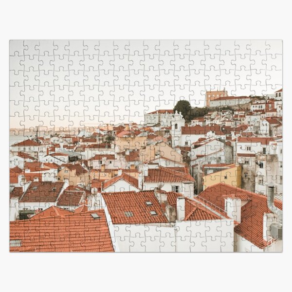 Orange Rooftops Jigsaw Puzzle