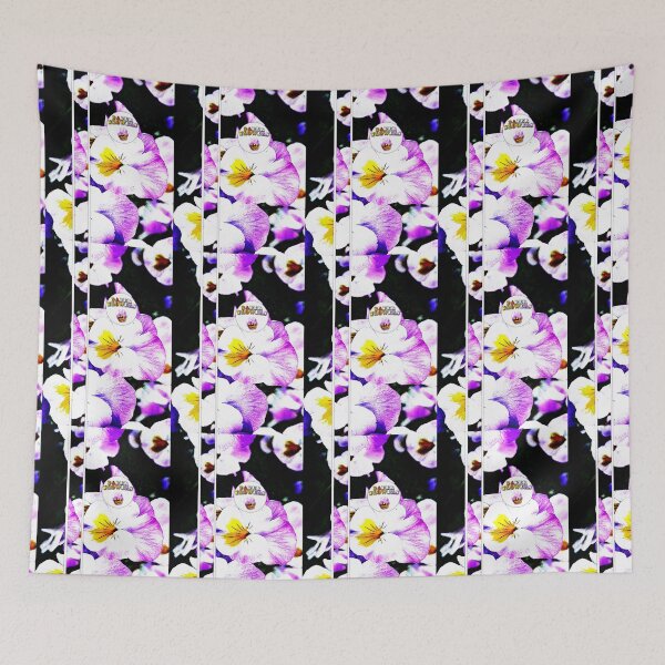 Item preview,  Flower Collection - Vertical Flower Stripes 04 designed and sold by GrafiKrama.