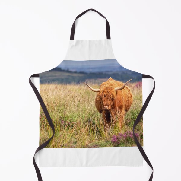 Item preview, Highland cow in the moor designed and sold by Delphimages Art.