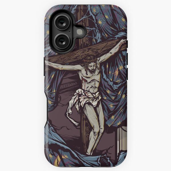 Item preview, Tearing of the Temple Veil Phone Case designed and sold by BaritusCatholic.