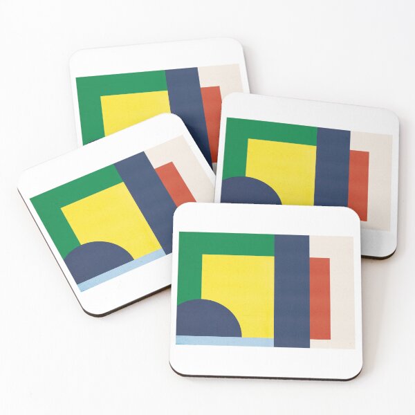 Item preview, Yellow and Green and Blue Color Block Abstract Design designed and sold by Operation* Co.