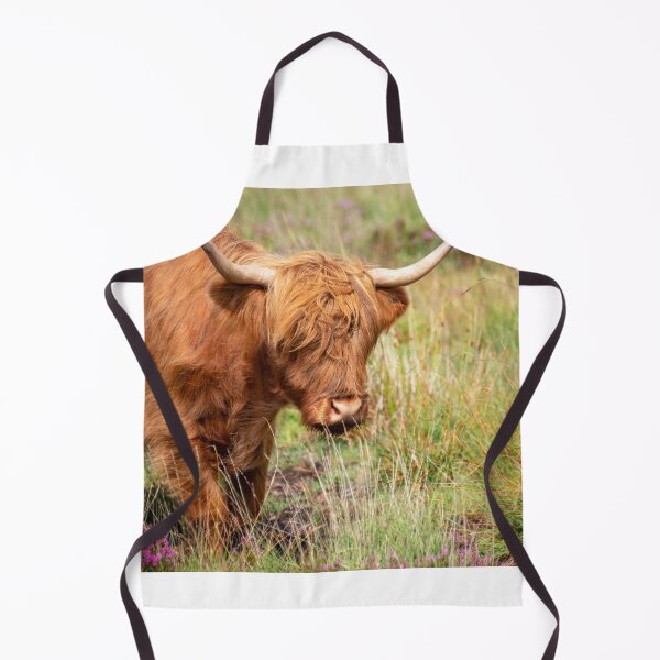 Item preview, Portrait of a Highland cow designed and sold by Delphimages Art.