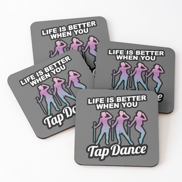 Item preview, Tap dancing gift - Life is better when you tap | tap dance related gifts, tap dance student gift, tap dance teacher, top hat designed and sold by TAP-DANCE-ART.