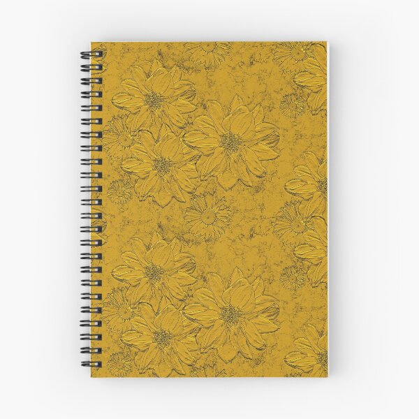 Item preview, Embossed Flowers Yellow designed and sold by PoppyPod.
