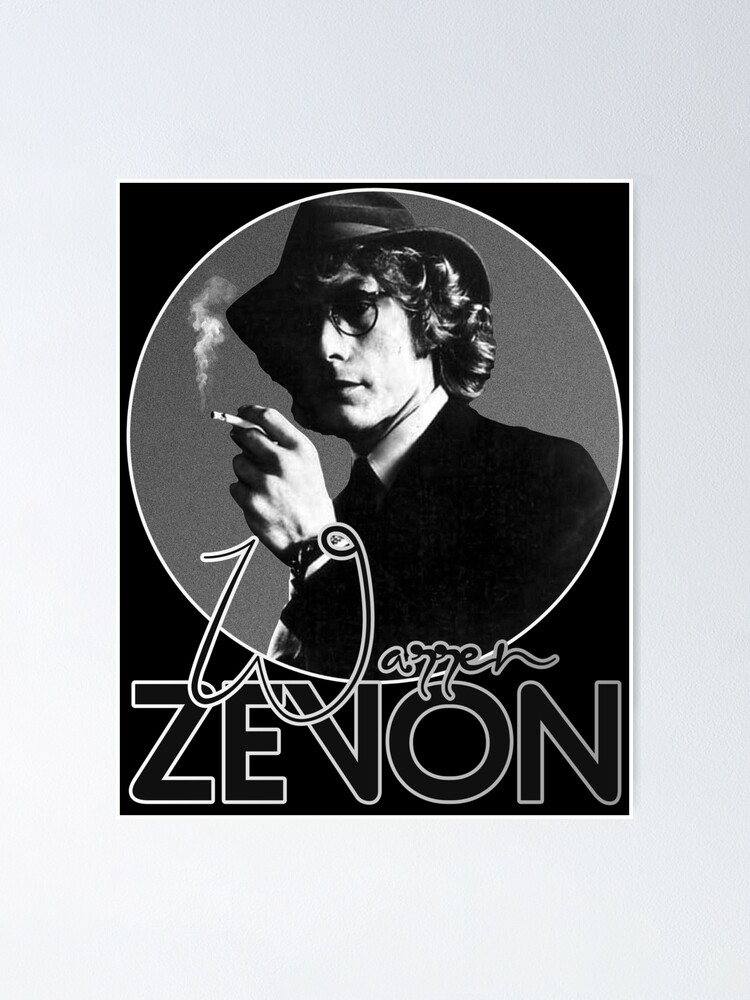 warren zevon poster