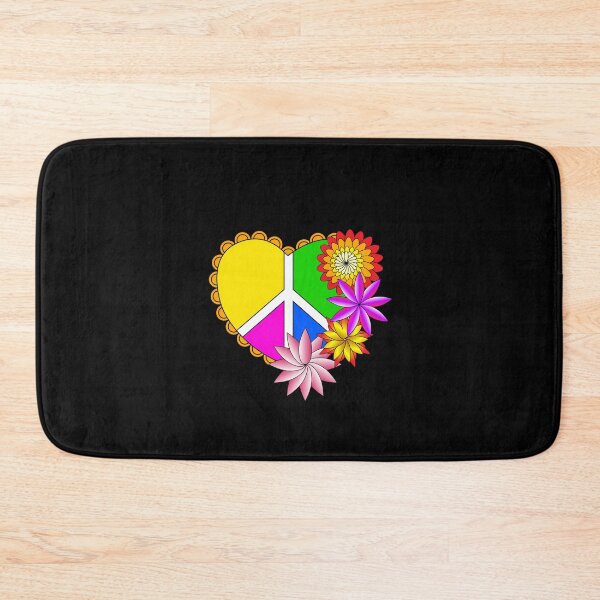 Item preview, Hippie loveheart designed and sold by bhaktishendkar.