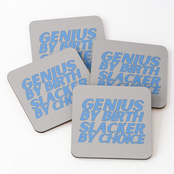Item preview,  genius by birth slacker by choice designed and sold by nevertheless-.