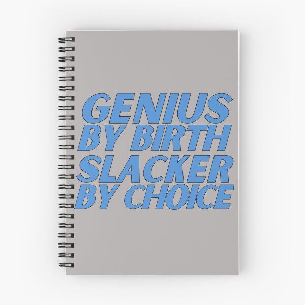 Item preview, genius by birth slacker by choice designed and sold by nevertheless-.