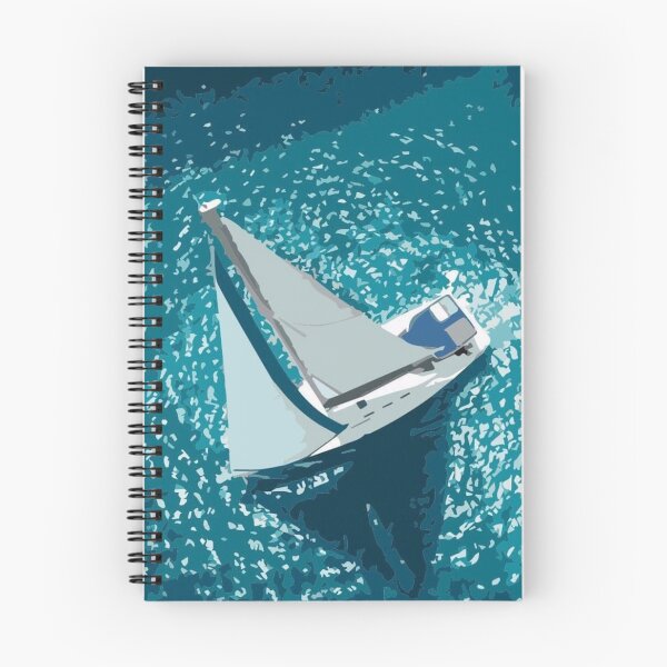 Item preview, A sailboat at sea designed and sold by Karine Dupras.