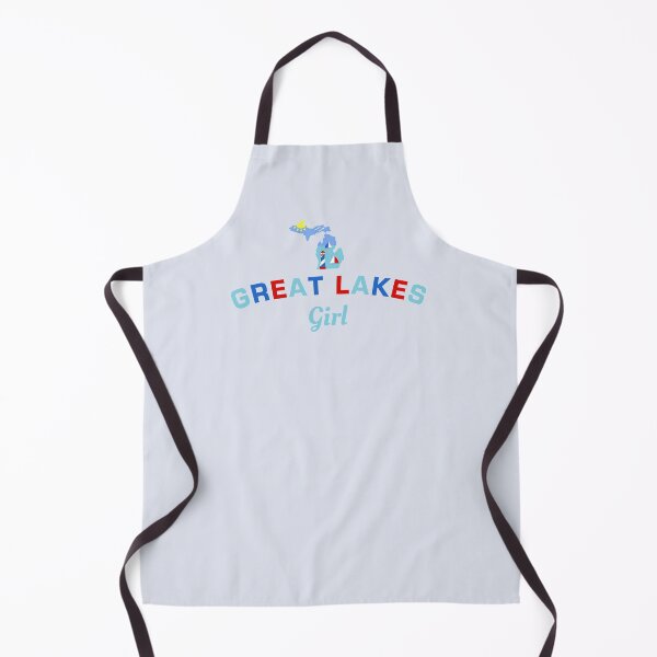 Item preview, Michigan Great Lakes Girl - Red and Blue designed and sold by CoralFoxDesigns.