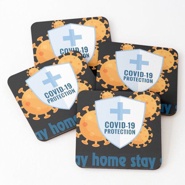 Item preview, Corona (covid-19) awareness stay home stay safe design designed and sold by DopeDesign111.