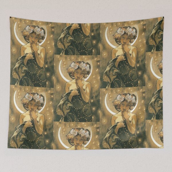 Item preview, Moon Girl by Alphonse Mucha designed and sold by Vintage Designs +.