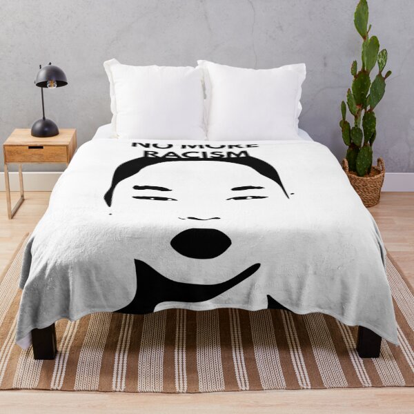 Item preview, NO MORE RACISM | Black & White Racism | Asian Women designed and sold by Fzenata.