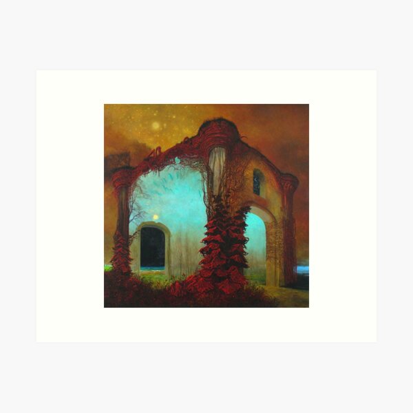 ART Zdzislaw Beksinski Art Print