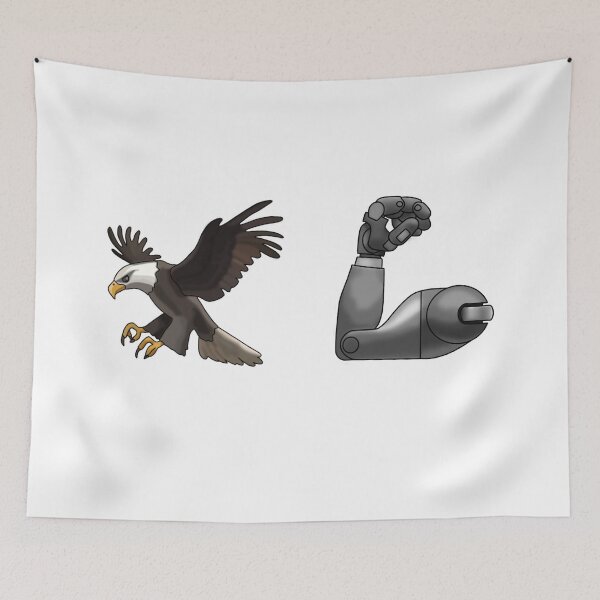 Item preview, Bird and Metal Arm designed and sold by beckahbrooks.