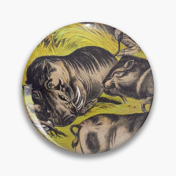 Artikelvorschau, Varieties of Wild Boar vintage illustration entworfen und verkauft von Vintage Designs +.