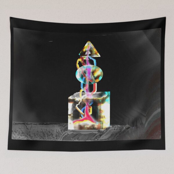 Item preview, Geometric primitives over a black void designed and sold by Louis Pecsi.