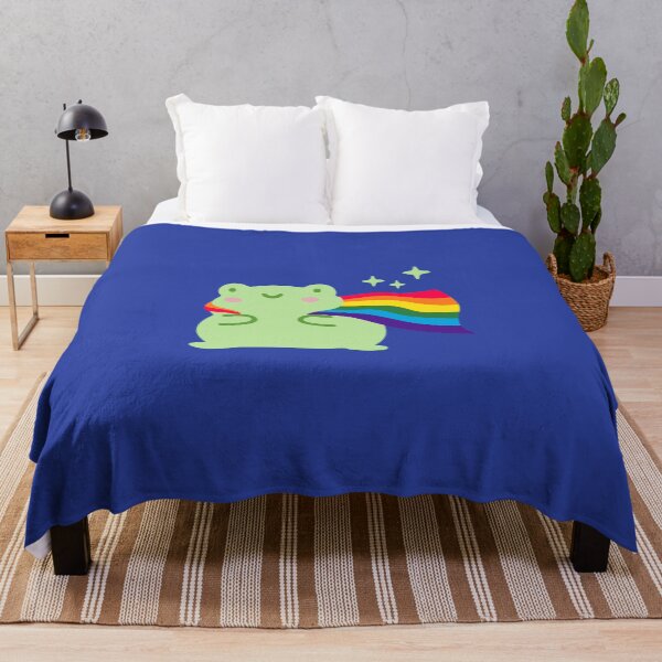 Item preview, LGBTQ Rainbow Pride flag frog designed and sold by pookkudesign.