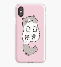Fluffy Cat Sleeping iPhone Case