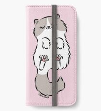Fluffy Cat Sleeping iPhone Wallet/Case/Skin