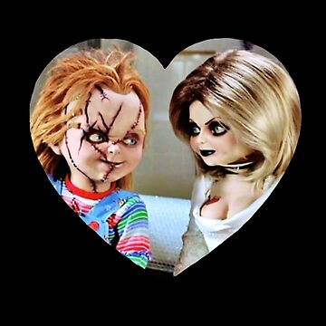 Lámina rígida for Sale con la obra «chucky y tiffany <3» de jazzy