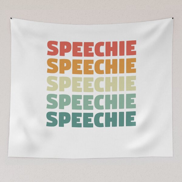 Item preview, Speechie Speech Language Pathologist Speechie Retro designed and sold by sweetheartistic.