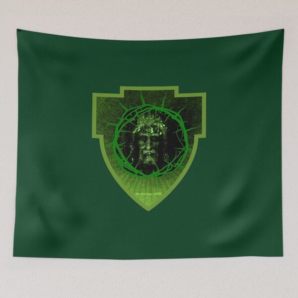 Item preview, Shield with Holy Face of Christ Encircled by The Crown of Thorns designed and sold by Michael Cotto.