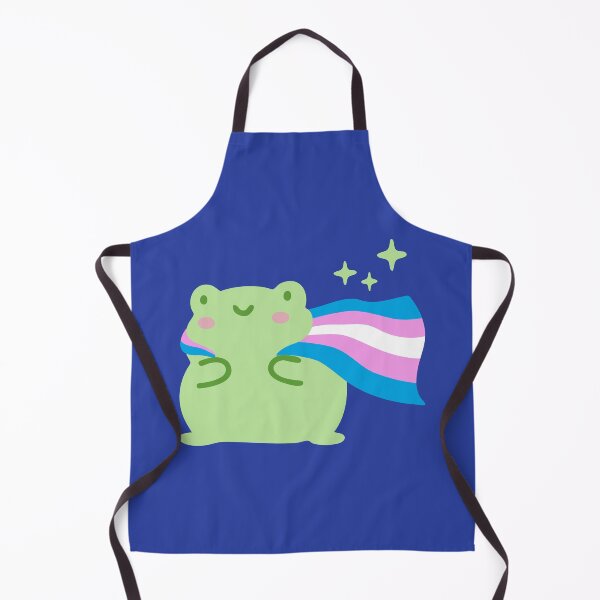 Item preview, LGBTQ Transgender Pride flag frog designed and sold by pookkudesign.