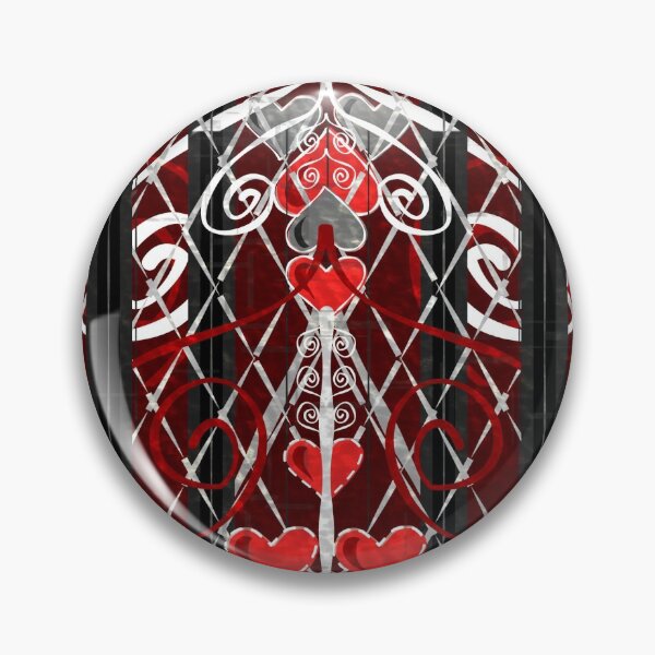 Item preview, Queen of Hearts Alice in Wonderland Gothic Scrollwork designed and sold by ArgyleImp.