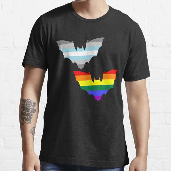 Gay Demiboy Pride Bats T Shirt By Shaneisadragon Redbubble 6055