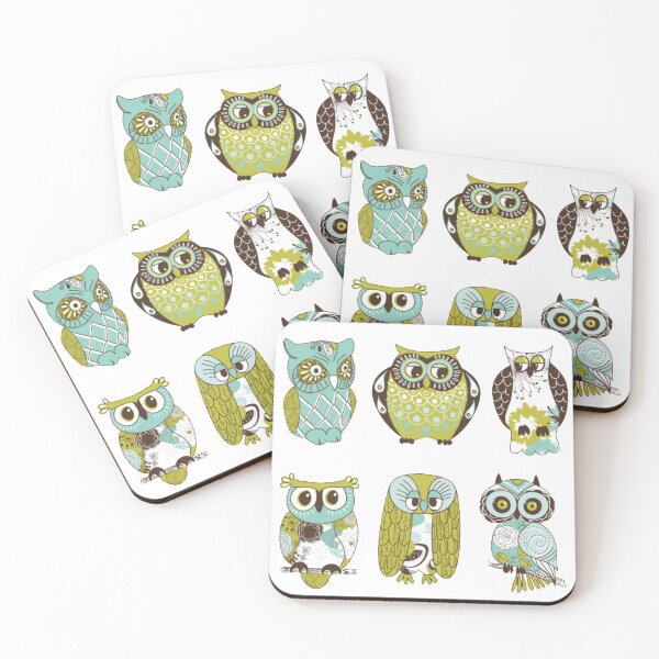 Item preview, Many owls in nature on trees at night designed and sold by LO QUE DICE TU ALMA .