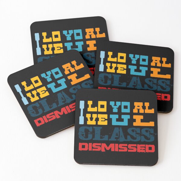 Item preview, I Love You All Class Dismissed (Colorful Typography) designed and sold by superdumb70.