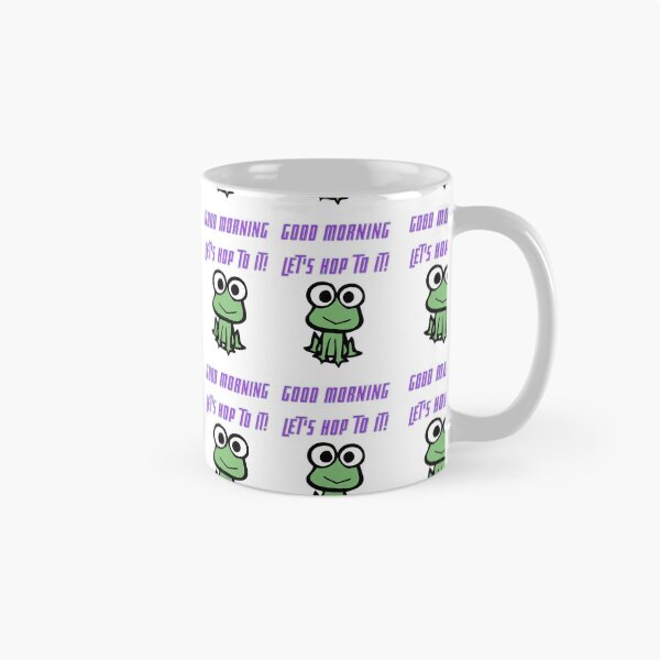 Item preview, Cute Frog Good Morning Hop To It! designed and sold by createexudate.