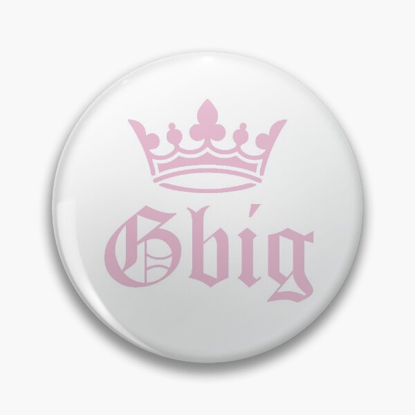 Item preview, GBIG - Old English Pink designed and sold by Stickers by SoSrat.