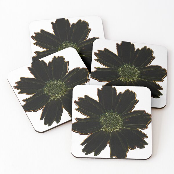 Item preview, Filtered Black and Yellow Flower Photograph designed and sold by AustaArt.