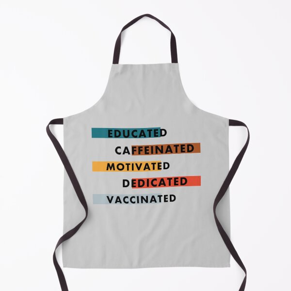 Item preview, Educated Vaccinated Caffeinated Motivated Dedicated Nurse Gift designed and sold by AweSoMe Shirts.