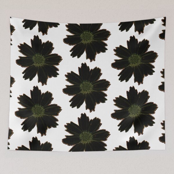 Item preview, Filtered Black and Yellow Flower Photograph designed and sold by AustaArt.