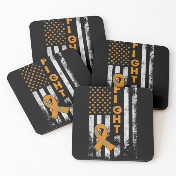 Item preview, Appendix Cancer Awareness Fight American Flags designed and sold by JeannetteFlower.