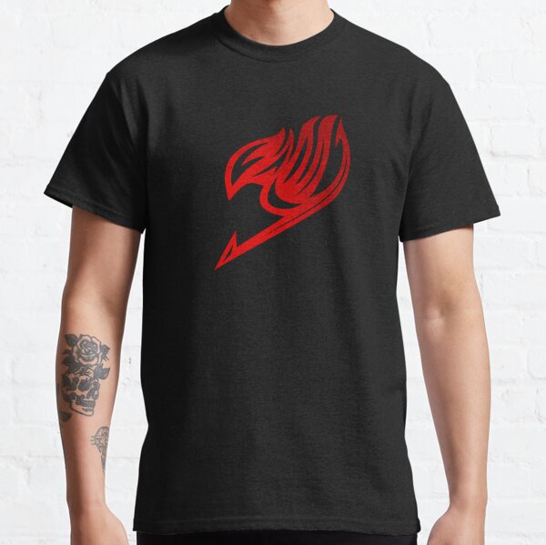 Emblème rouge de Fairy Tail T-shirt classique