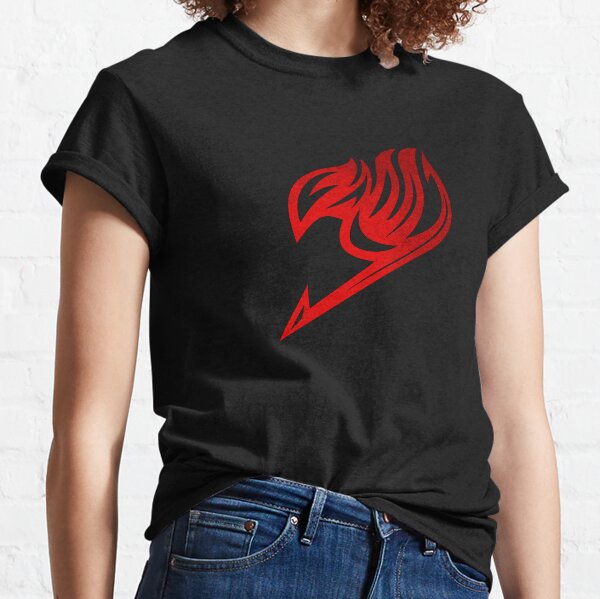 Emblème rouge de Fairy Tail T-shirt classique