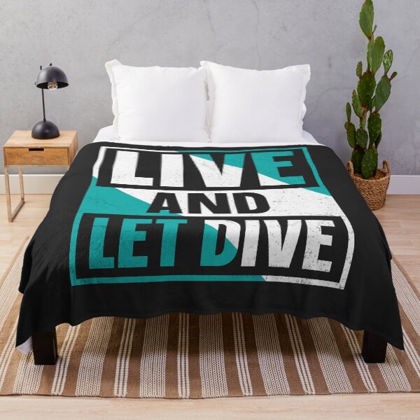 Item preview, scuba diving quotes: Live and let dive designed and sold by Risala.