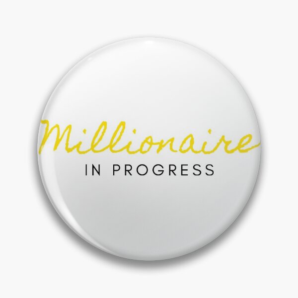 Item preview, Millionaire in Progress (Black) designed and sold by TraderShirts.