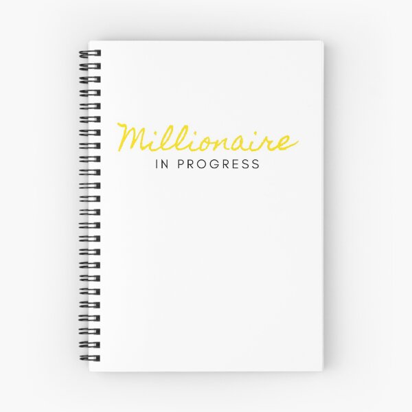 Item preview, Millionaire in Progress (Black) designed and sold by TraderShirts.